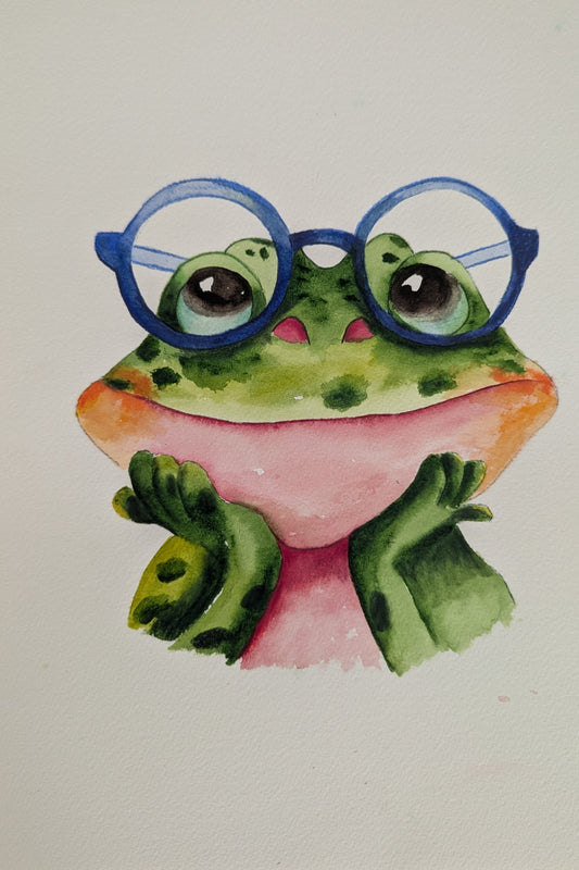 Froggie, the clever frog